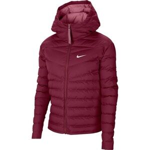 Nike Sportswear Puff Down-Fill Jacket Size Small Women Beetroot Berry CU5094-638